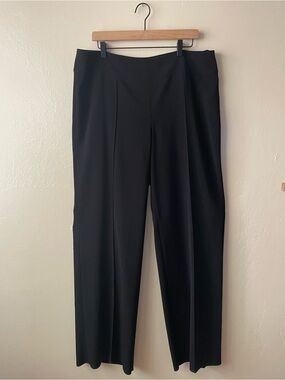ST.John black caviar straight leg trousers pants